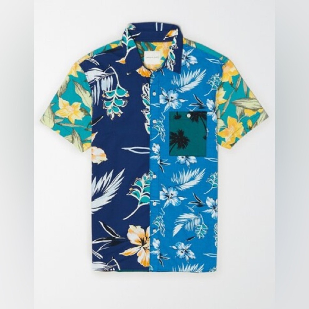 Men’s Small American Eagle Hawaiian Shirt